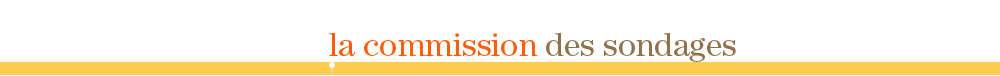 Logo de la Commission des sondages
